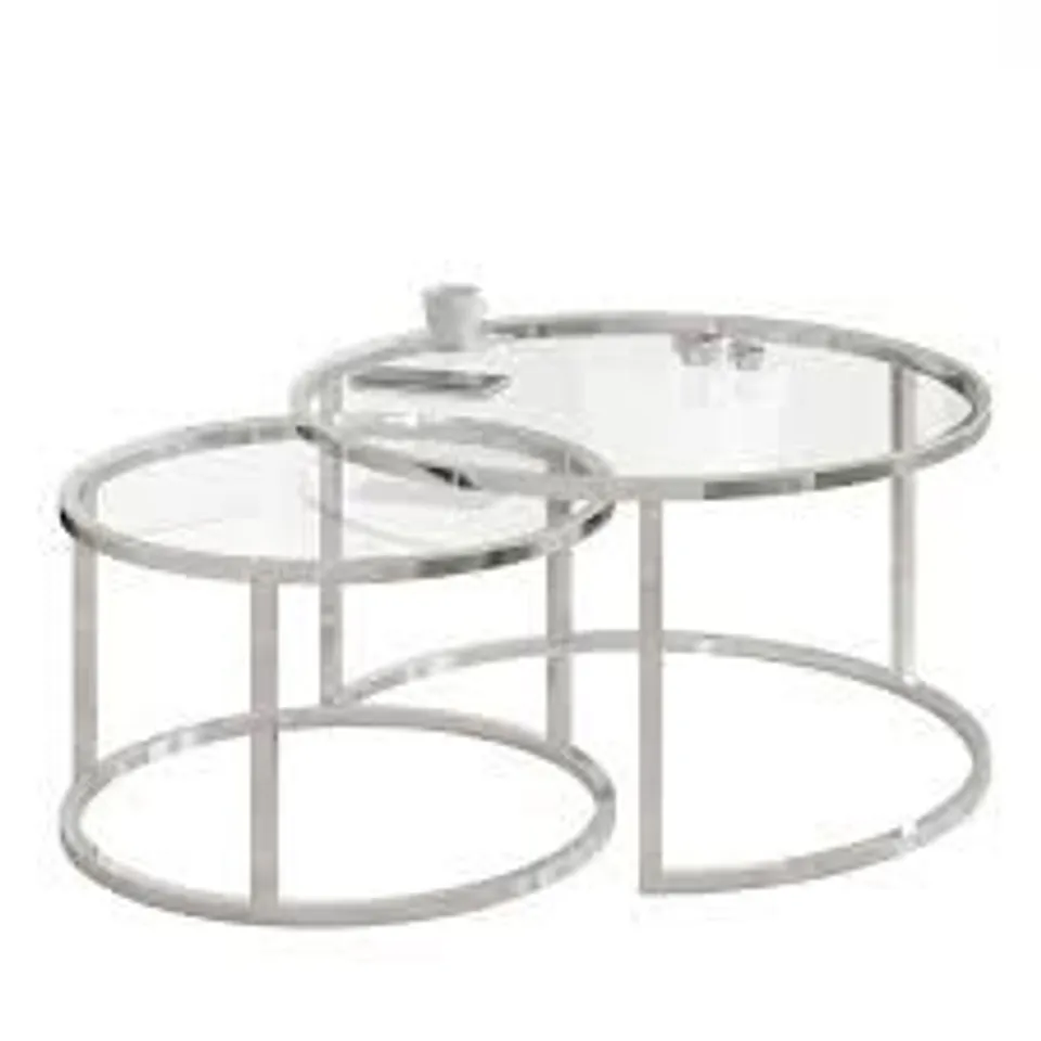 BOXED CIRI 2in1 BENCH - CHROME/GLASS (1 BOX)
