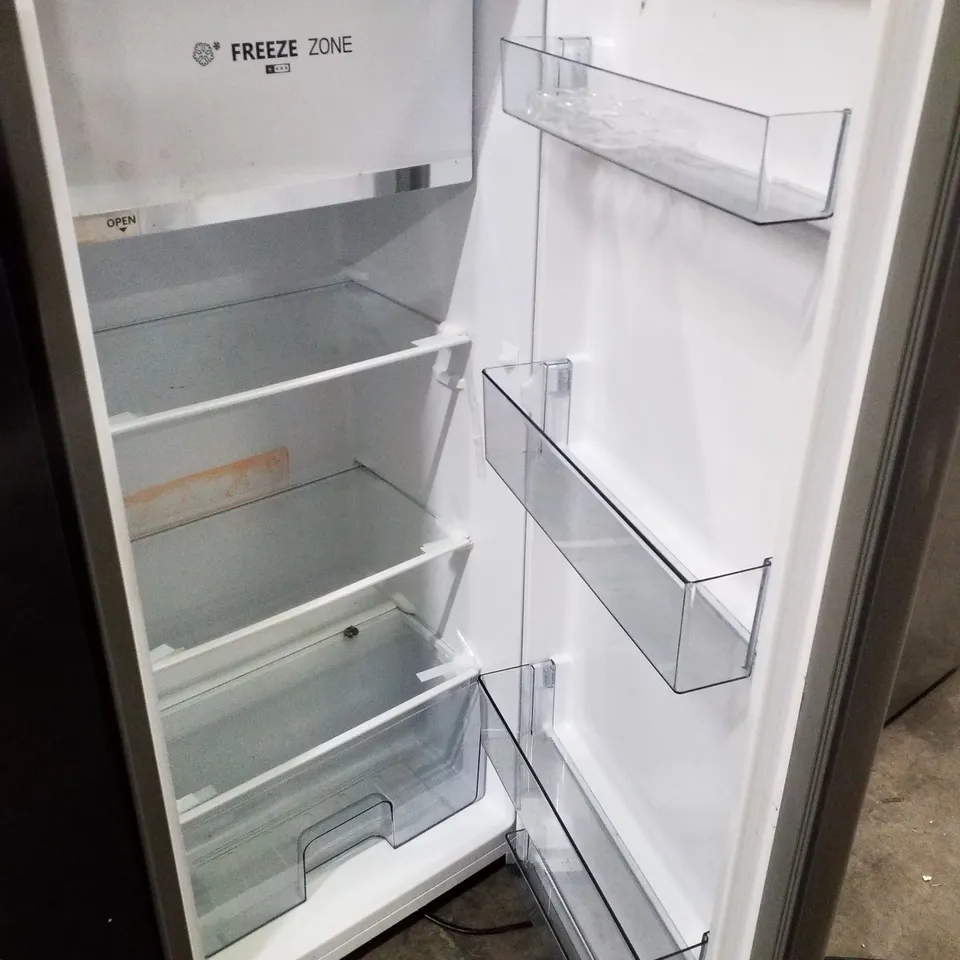 HISENSE 52CM WIDE FREESTANDING FRIDGE WITH FREEZER COMPARTMENT IN SILVER - UNPROCESSED RAW RETURN 