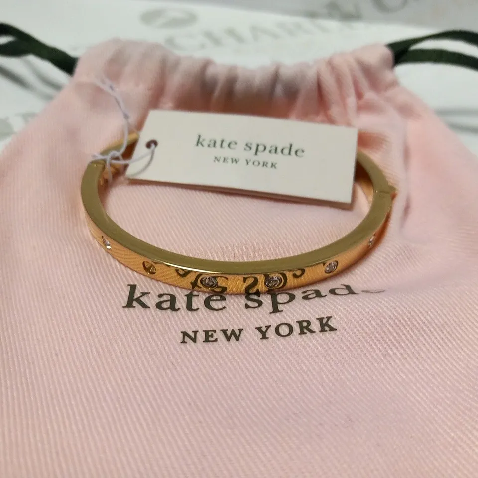 KATE SPADE SET IN STONE METALIST ONE CRYSTAL BRACELET