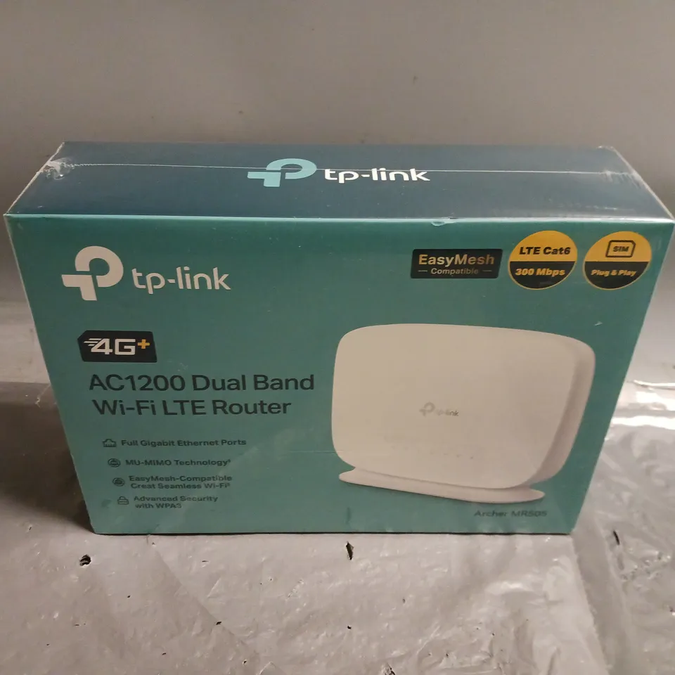 BOXED AND SEALED TP-LINK AC1200 DUAL BAND WI-FI LTE ROUTER