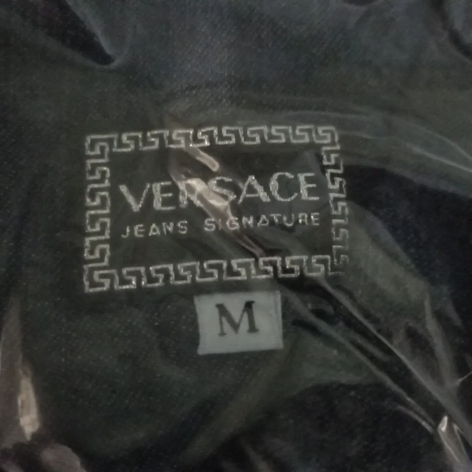 VERSACE SIGNATURE JEANS DENIM JACKET SIZE M 