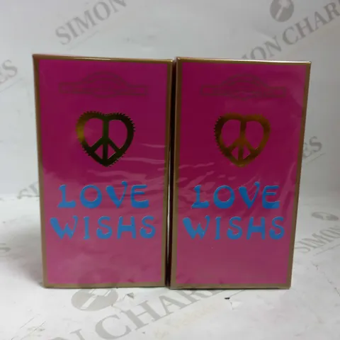 LOT OF 12 DFC LOVE WISHS EDP 100ML