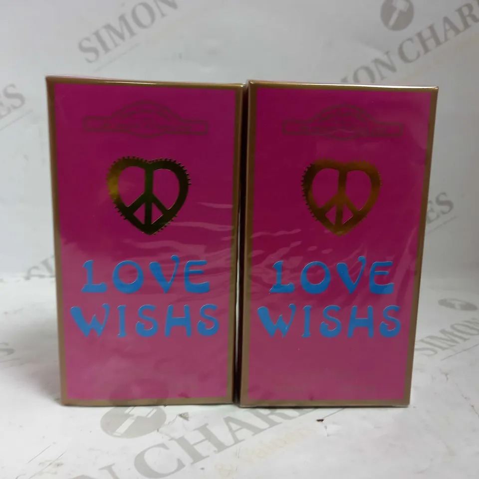 LOT OF 12 DFC LOVE WISHS EDP 100ML