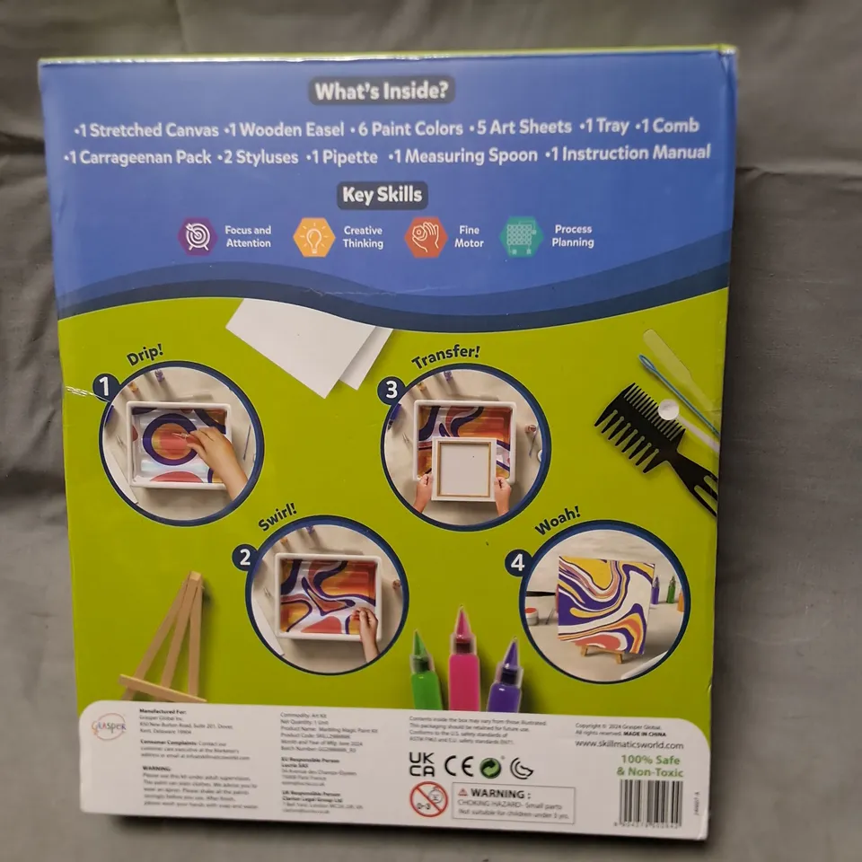 SEALED MARBLING MAGIC PAINT KIT