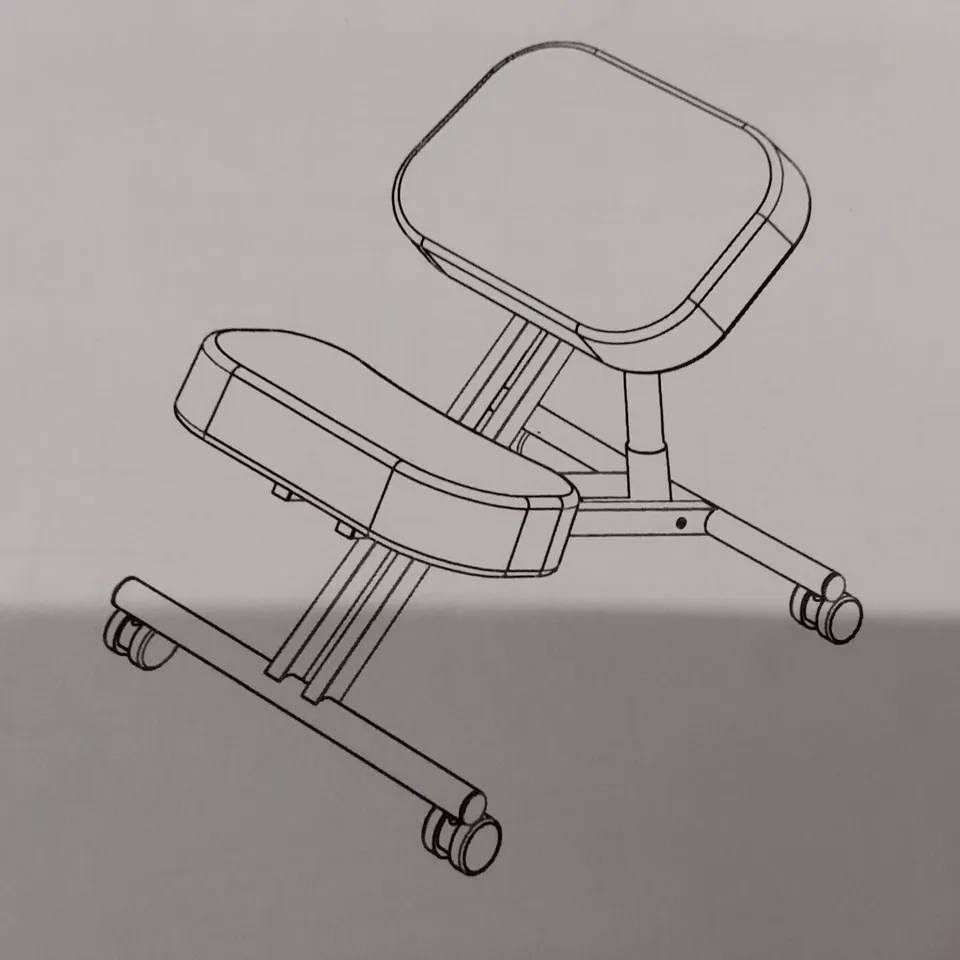 BOXED KNEELING CHAIR - BLACK (1 BOX)