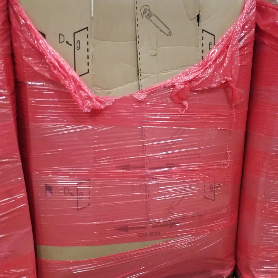 PALLET CONTAINING ASSORTED PRODUCTS INCLUDING AIR PURIFIER, BRITISH TRAVELLER SUITCASE, NESTING COFFEE TABLES, MONITOR STAND & ARTIFICIAL PLANT