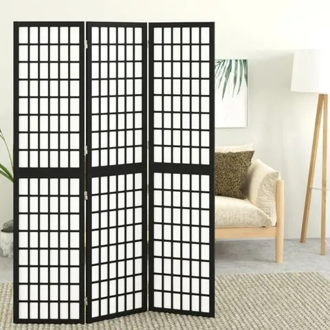 BOXED LEUNNE 170CM H SOLID WOOD FOLDING ROOM DIVIDER (1 BOX)
