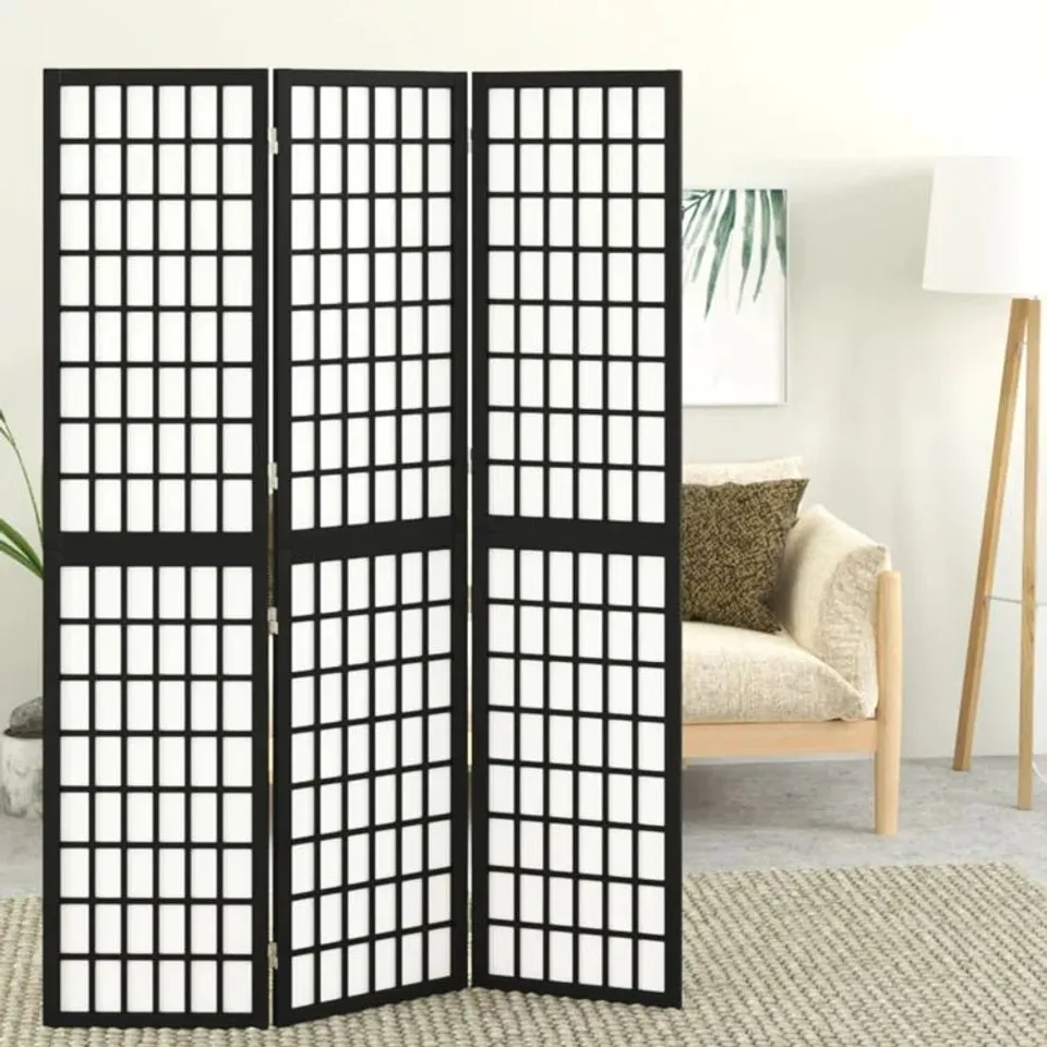 BOXED LEUNNE 170CM H SOLID WOOD FOLDING ROOM DIVIDER (1 BOX)