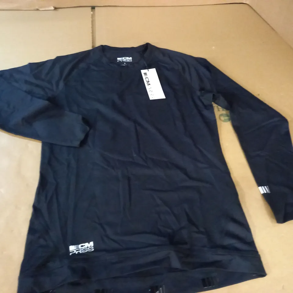 CM PRSS MENS LONG SLEEVE TOP IN BLACK - L