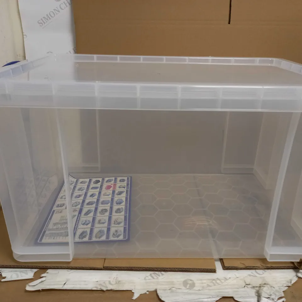 REALLY USEFUL STORAGE CONTAINER - CLEAR