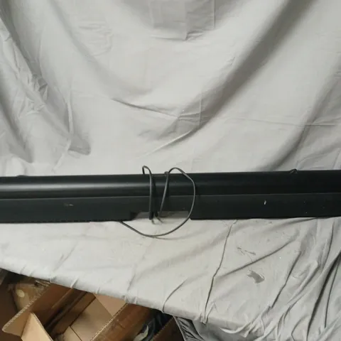 SONOS SOUNDBAR – BLACK, LONG RECTANGULAR HOME AUDIO SPEAKER - DAMAGE TO FRONT