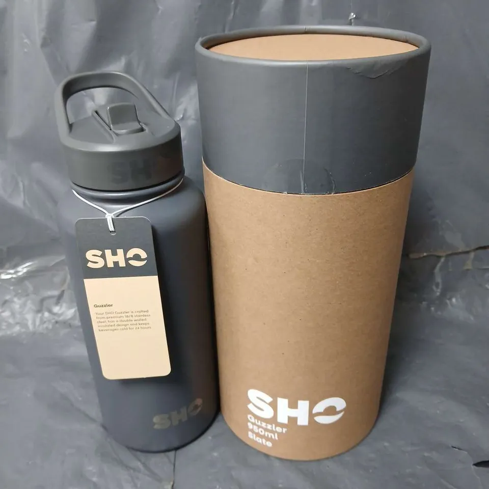 BOXED SHO GUZZLER 950ml BOTTLE IN SLATE