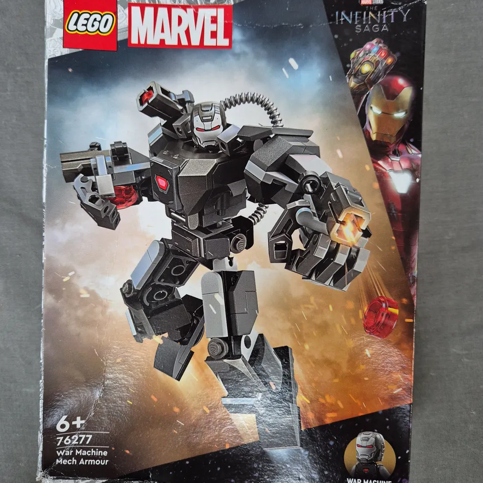 BOXED LEGO SUPER HEREOS WAR MACHINE MECH ARMOUR BUILDING TOY SET 76277 RRP £12.99