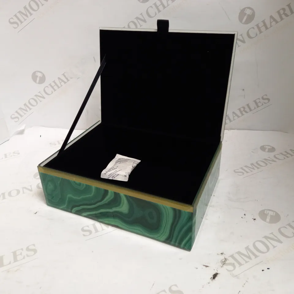 LOLA ROSE MALACHITE TREASURE BOX