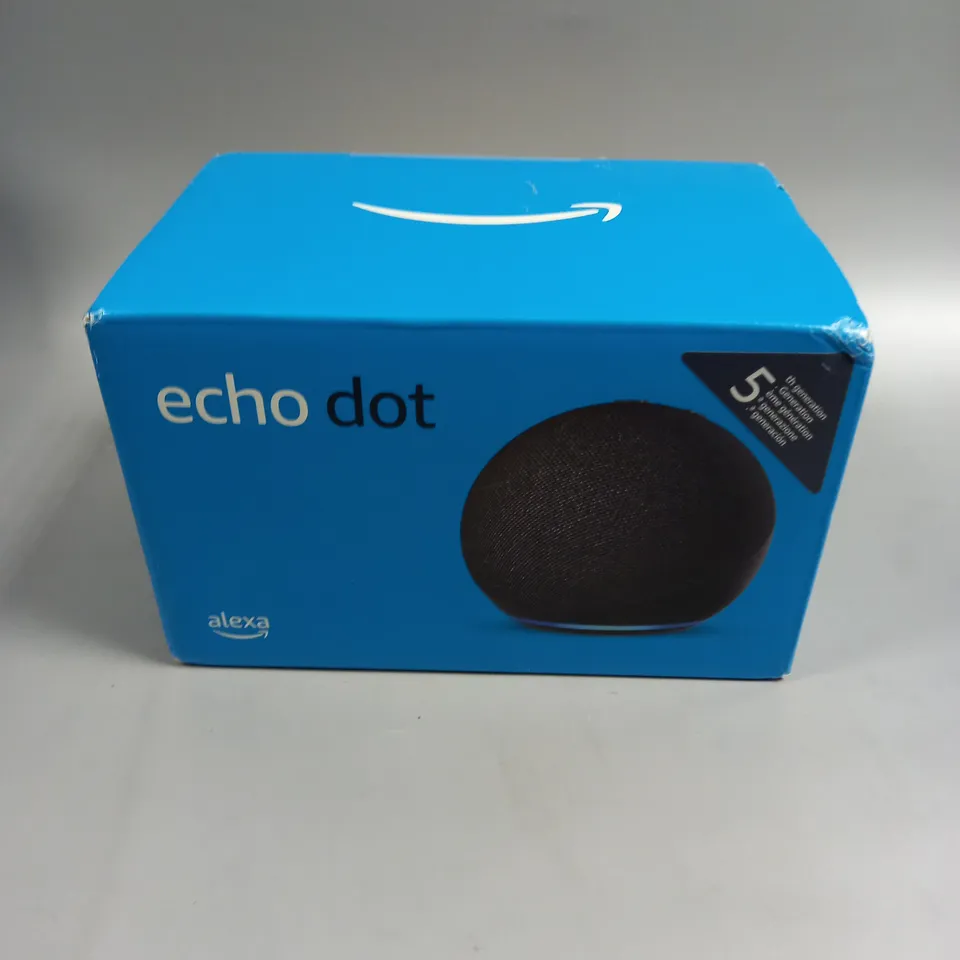 BOXED SEALED AMAZON ECHO DOT 5TH GEN SMART SPEAKER 