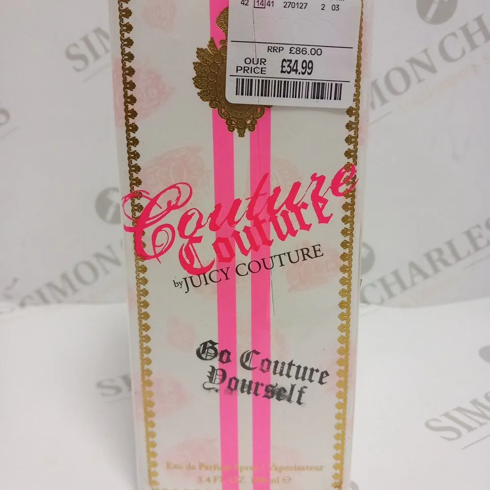 BOXED AND SEALED COUTURE COUTURE BY JUICY COUTURE GO COUTURE YOURSELF EAU DE PARFUM 100ML