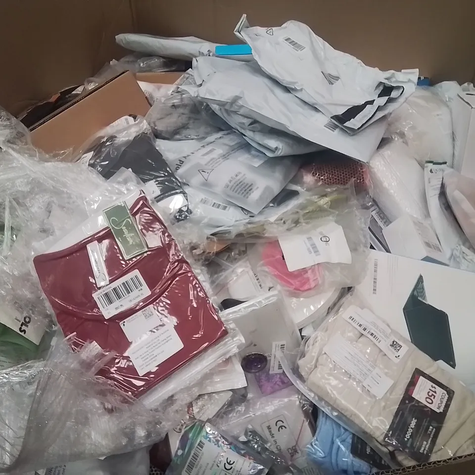 PALLET OF TIES,CLOTHING,PHONE CASES,HARDWARE AND HOUSEHOLD PRODUCTS AND ITEMS TO INCLUDE;PHONE CASE,TSHIRT,SMART KEYBOARD CASE