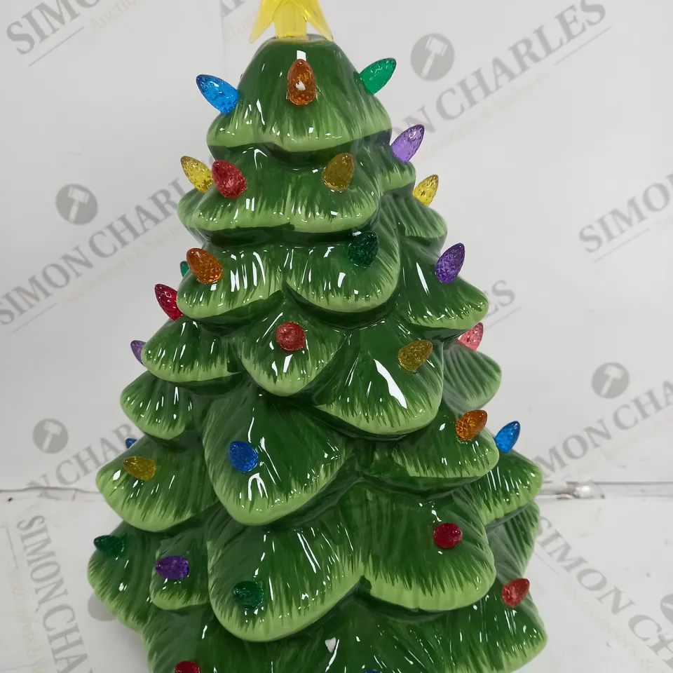 MR CHRISTMAS ILLUMINATED CERAMIC NOSTALGIC TREE