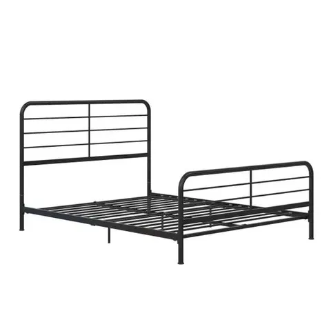 BOXED MILLIE METAL BED BLACK DOUBLE