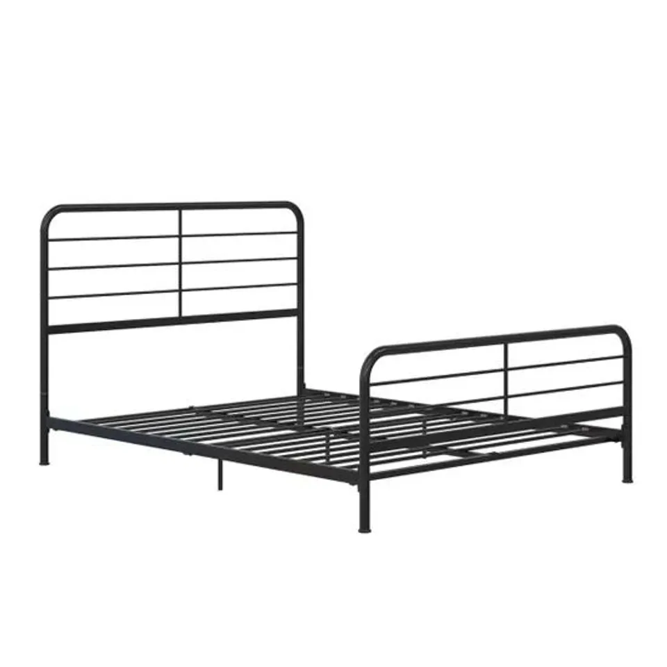 BOXED MILLIE METAL BED BLACK DOUBLE