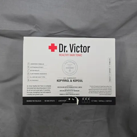 BOXED DR VICTOR HEALTHY HAIR TONIC TRIO