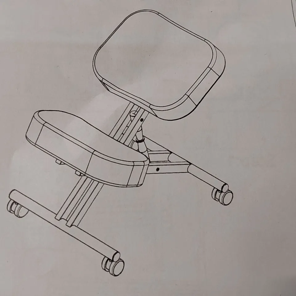BOXED KNEELING CHAIR - BLACK (1 BOX)