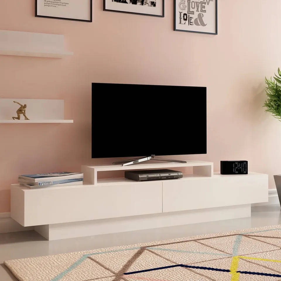 BOXED LUSI TV STAND FOR TV'S UP TO 71" 