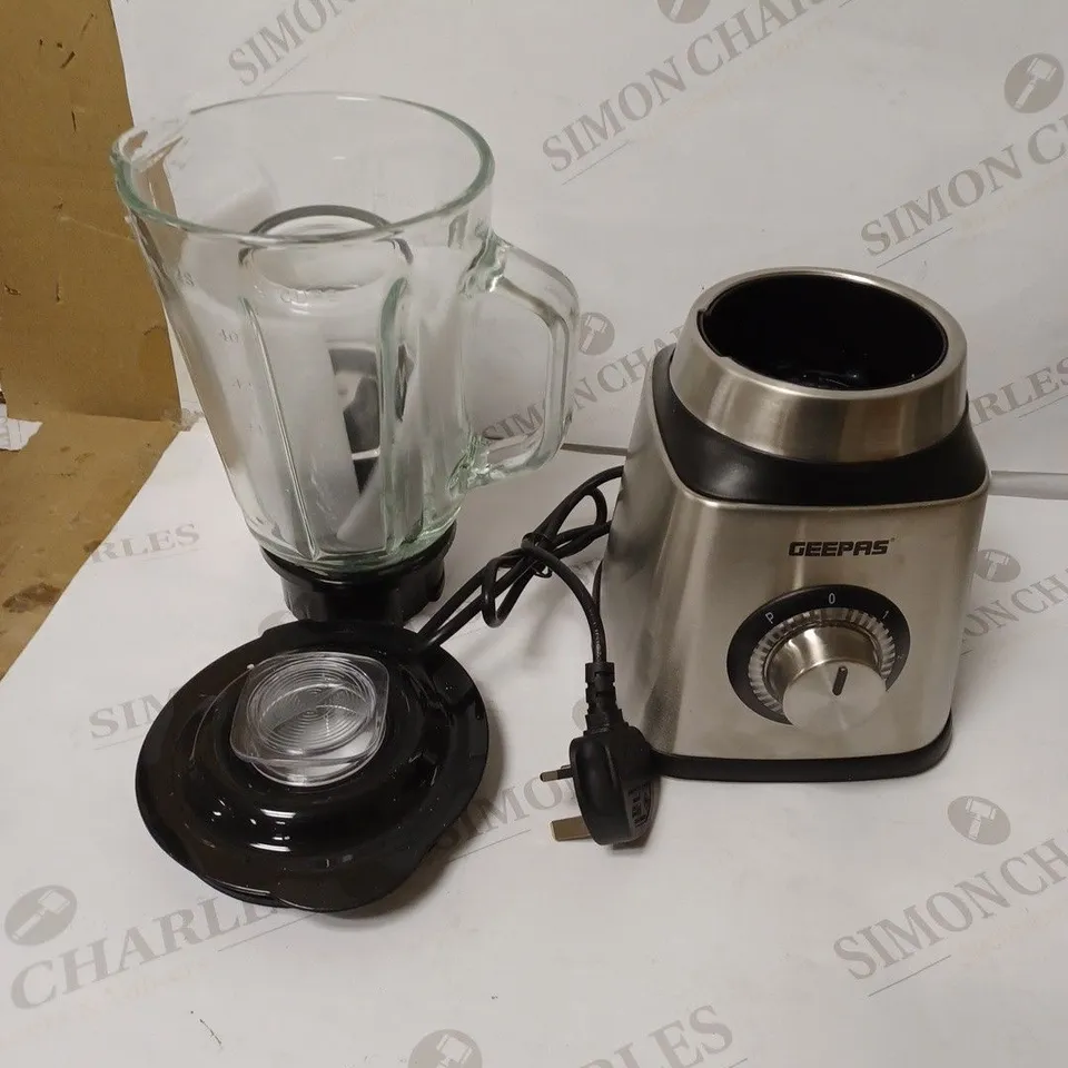 GEEPAS FOOD JUG BLENDER 1.5L, 500W, SILVER
