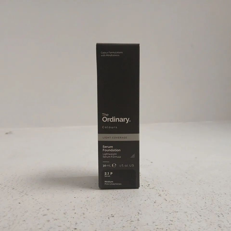 THE ORDINARY SERUM FOUNDATION – LIGHT COVERAGE, 30ML, MEDIUM PINK UNDERTONES