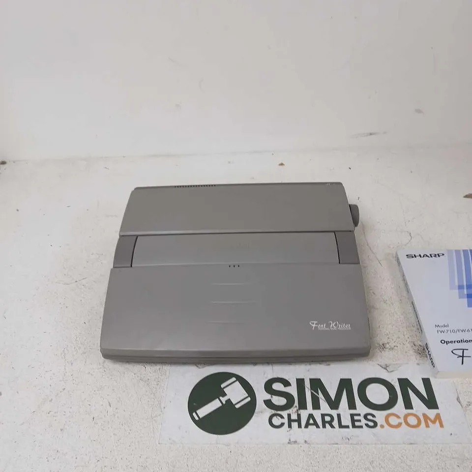 SHARP FONT WRITER PW-710 PERSONAL WORD PROCESSOR