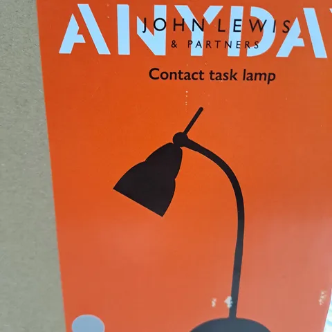 BOXED JOHN LEWIS CONTACT TASK LAMP