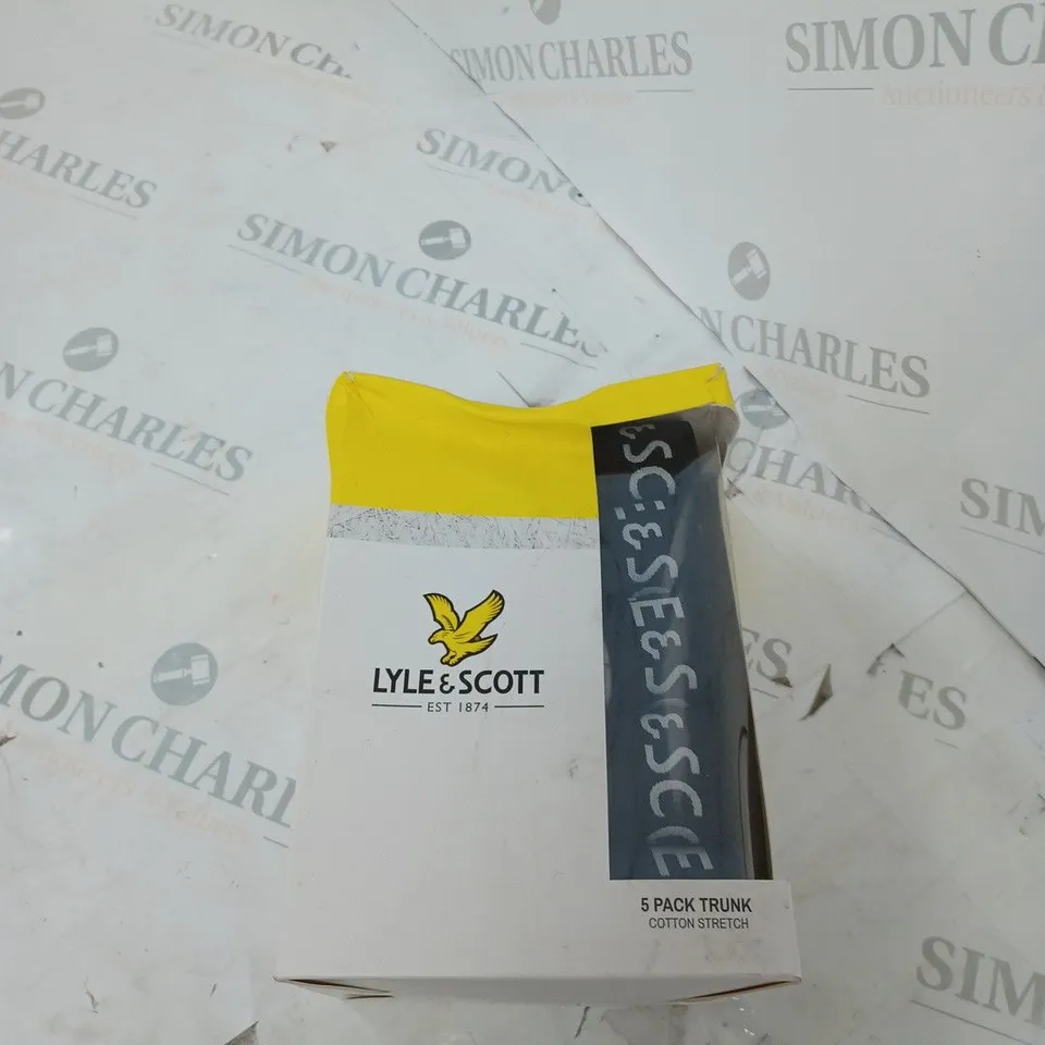 LYLE & SCOTT PACK OF 5 MEDIUM BOXERS 