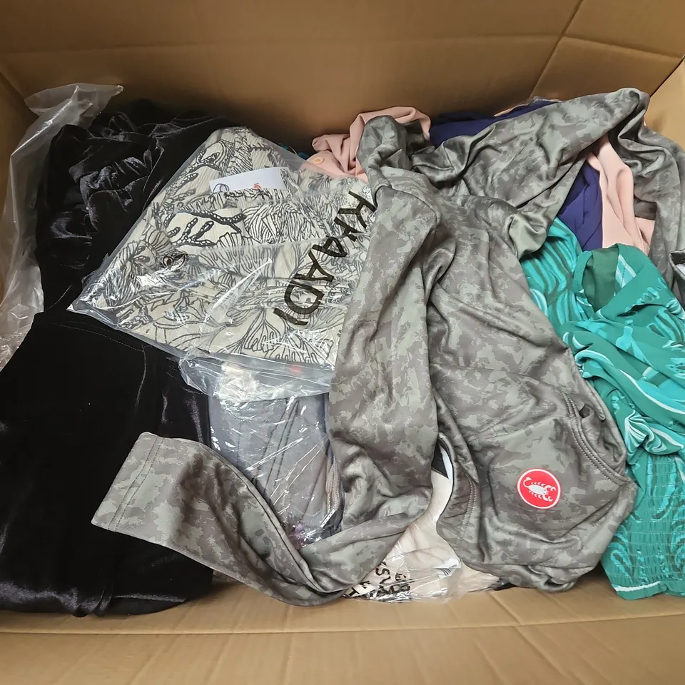 APPROXIMATELY 25 ASSORTED CLOTHING AND FASHION PRODUCTS IN VARIOUS STYLES AND SIZES - COLLECTION ONLY