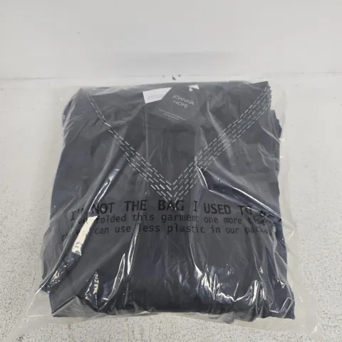 9 BAGGED JOANNA HOPE VELOUR 3-PIECE TROUSER SETS IN NAVY IN VARIOUS SIZES
