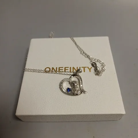 ONEFINITY HEART PENDANT 'I LOVE YOU FOREVER' NECKLACE