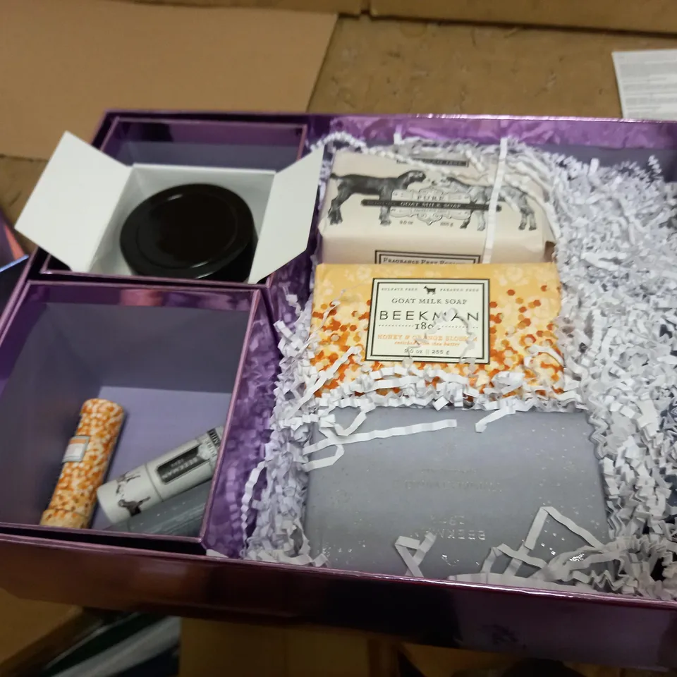 BEEKMAN 1802 8 PIECE GOAT MILK BATH & BODY GIFT COLLECTION