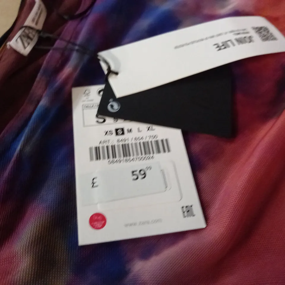 ZARA ONE SLEEVE LINGERIE IN MULTI - S