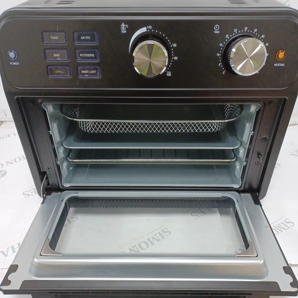BOXED COOK'S ESSENTIAL 21-LITRE AIRFRYER OVEN IN BLACK