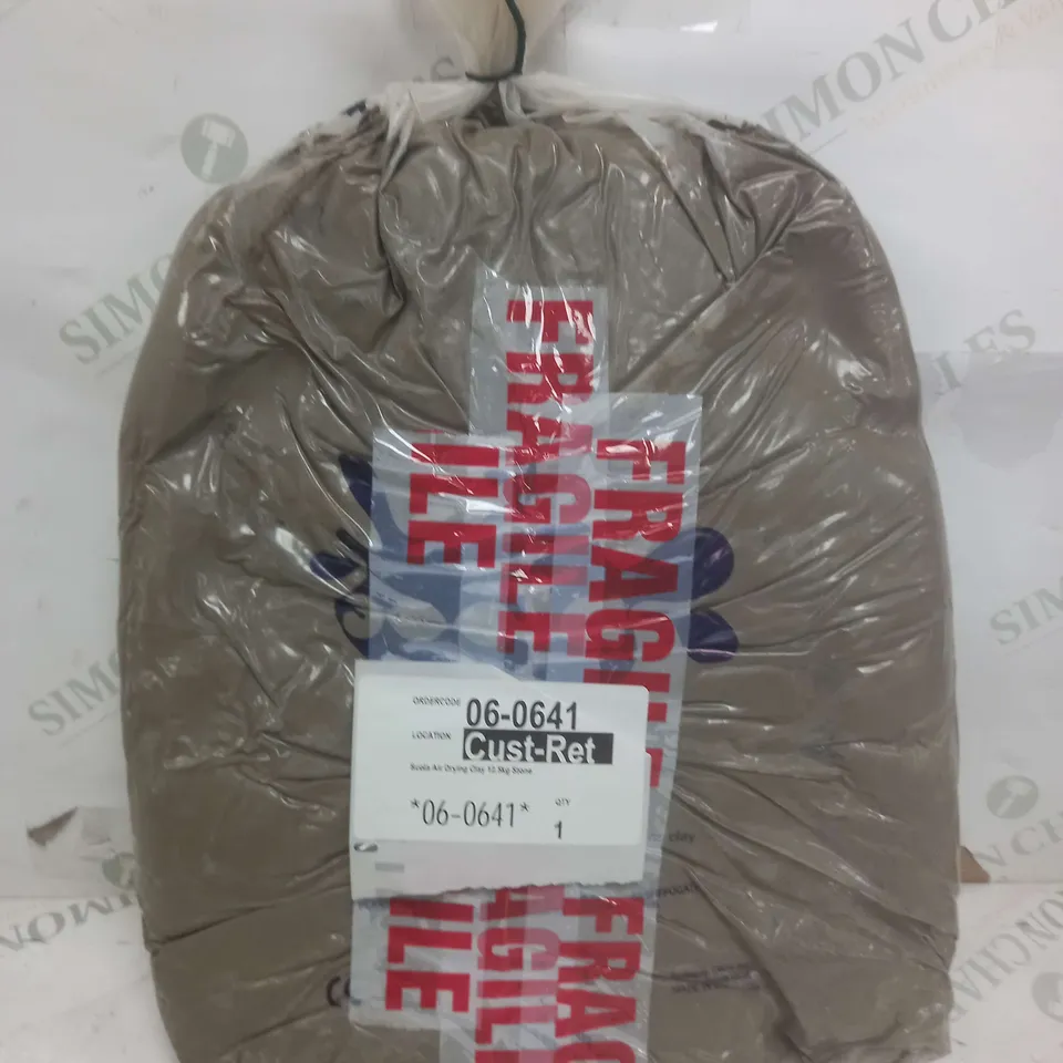 NON-TOXIC AIR-HARDENING CLAY 12.5KG, STONE