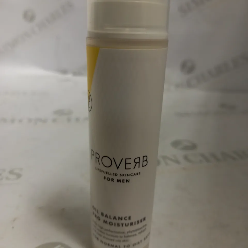 PROVERB LIFE FUELLED SKINCARE FOR MEN OIL BALANCE PRO MOISTURISER