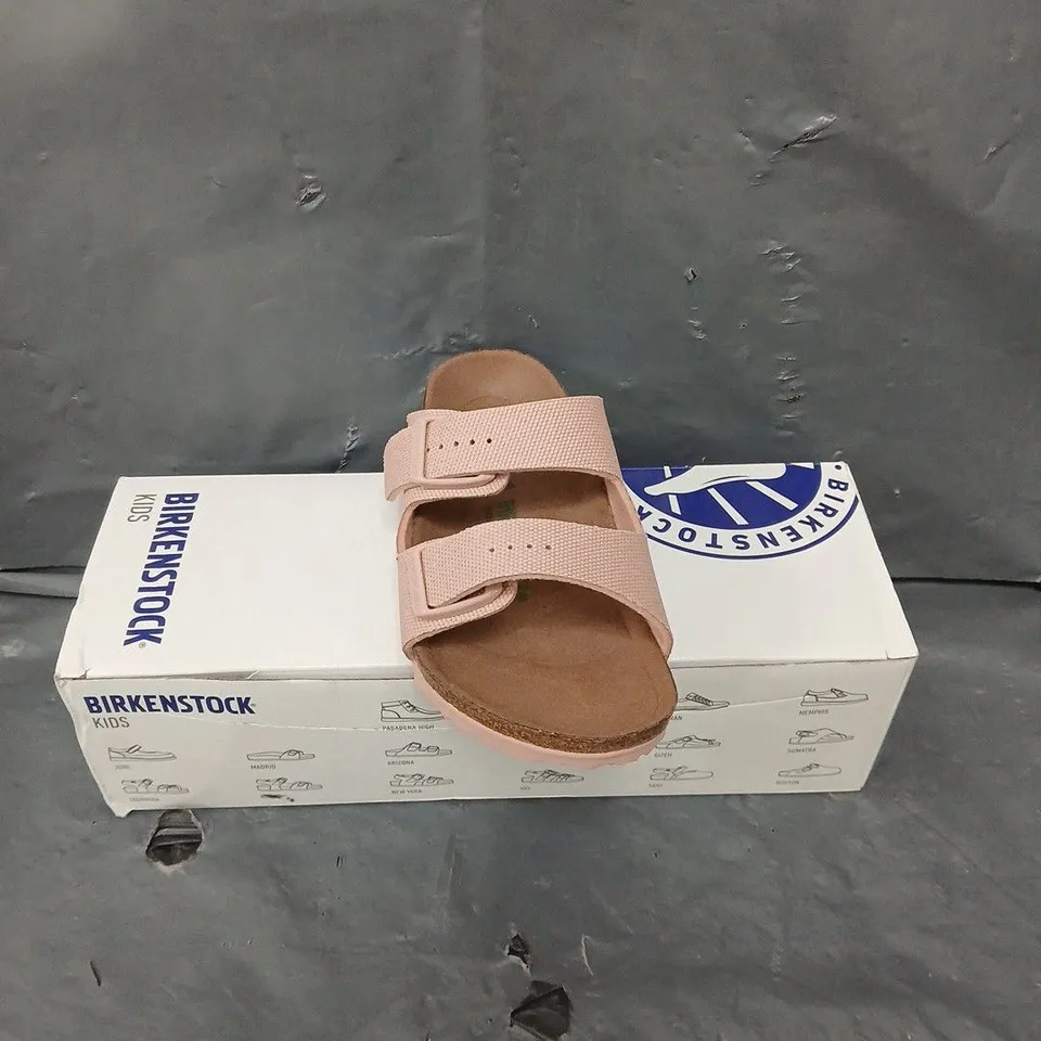 BOXED PAIR OF BIRKENSTOCK ARIZONA RIVET LOGO CHILDRENS SANDALS - KIDS 11 