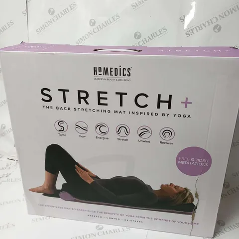 BOXED HOMEDICS STRETCH+ THE BACK STRETCHING MAT INSPIRED BY YOGA TYM-1250PQVC-GB