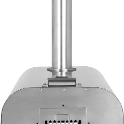 GEORGE FOREMAN 12'' PORTABLE DUAL FUEL POWERED PIZZA OVEN IN STAINLESS STEEL WITH CARRY BAG & PADDLE, WOOD PELLET OR GAS BBQ OVEN & SMOKER GFDFPO2SSPC