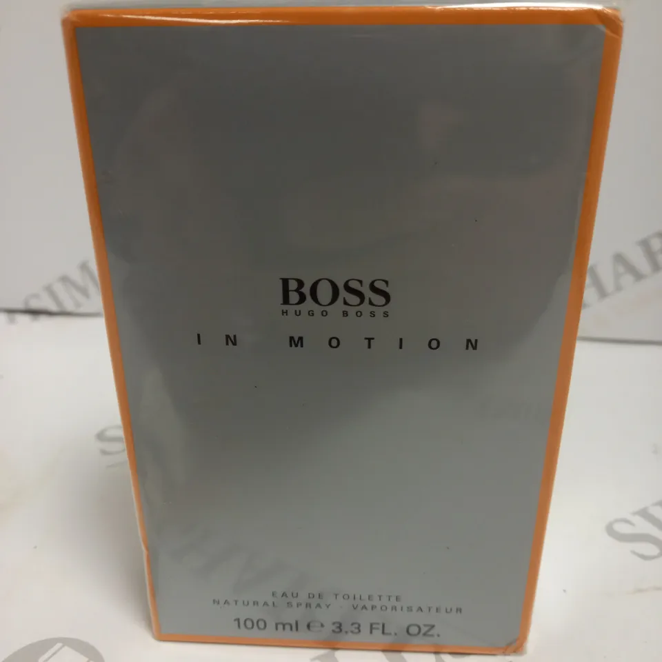 BOXED AND SEALED BOSS HUGO BOSS IN MOTION EAU DE TOILETTE 100ML
