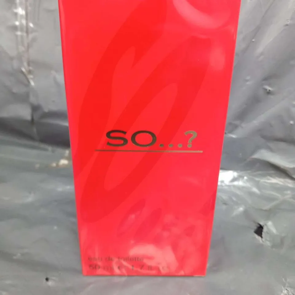 BOXED AND SEALED SO...? EAU DE TOILETTE 50ML