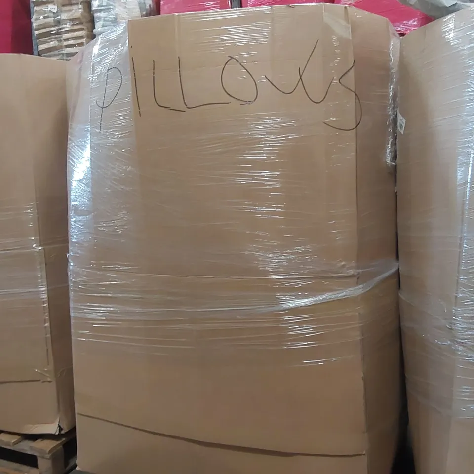 PALLET TO CONTAIN A LARGE ASSORTMENT OF PILLOWS, CUSHIONS AND RELATED PRODUCTS 