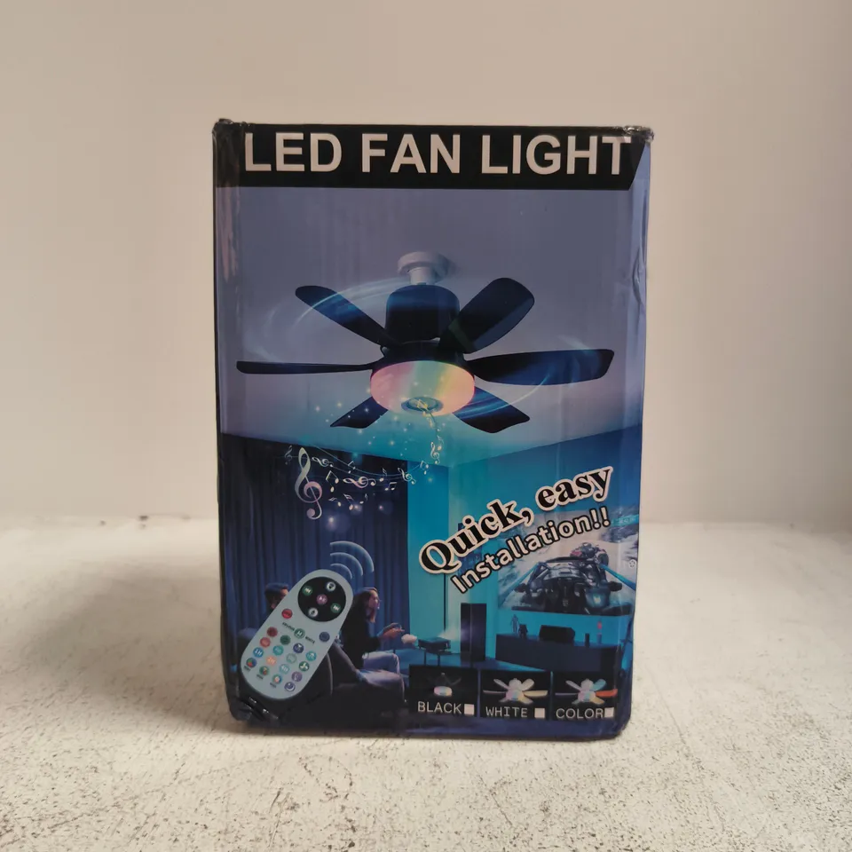 BOXED UNBRANDED LED FAN LIGHT