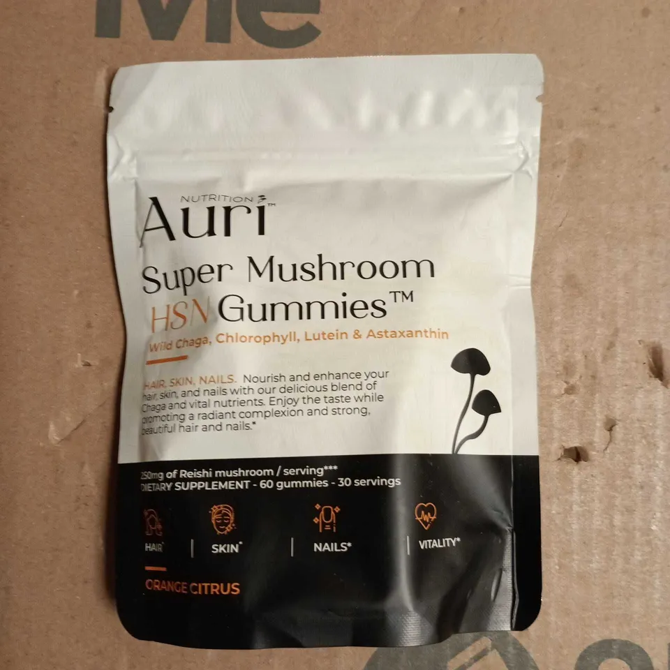 AURI SUPER MUSHROOM GUMMIES – ORANGE CITRUS