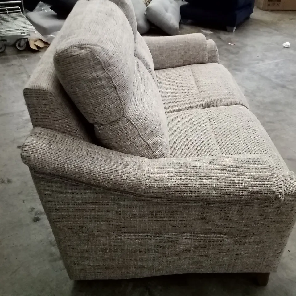 DESIGNER G PLAN HURST SMALL SOFA - MOORE AUTUMN FABRIC 