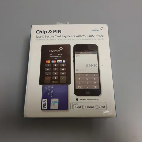 BOXED PAYLEVEN CHIP & PIN PAYMENT DEVICE FOR IOS